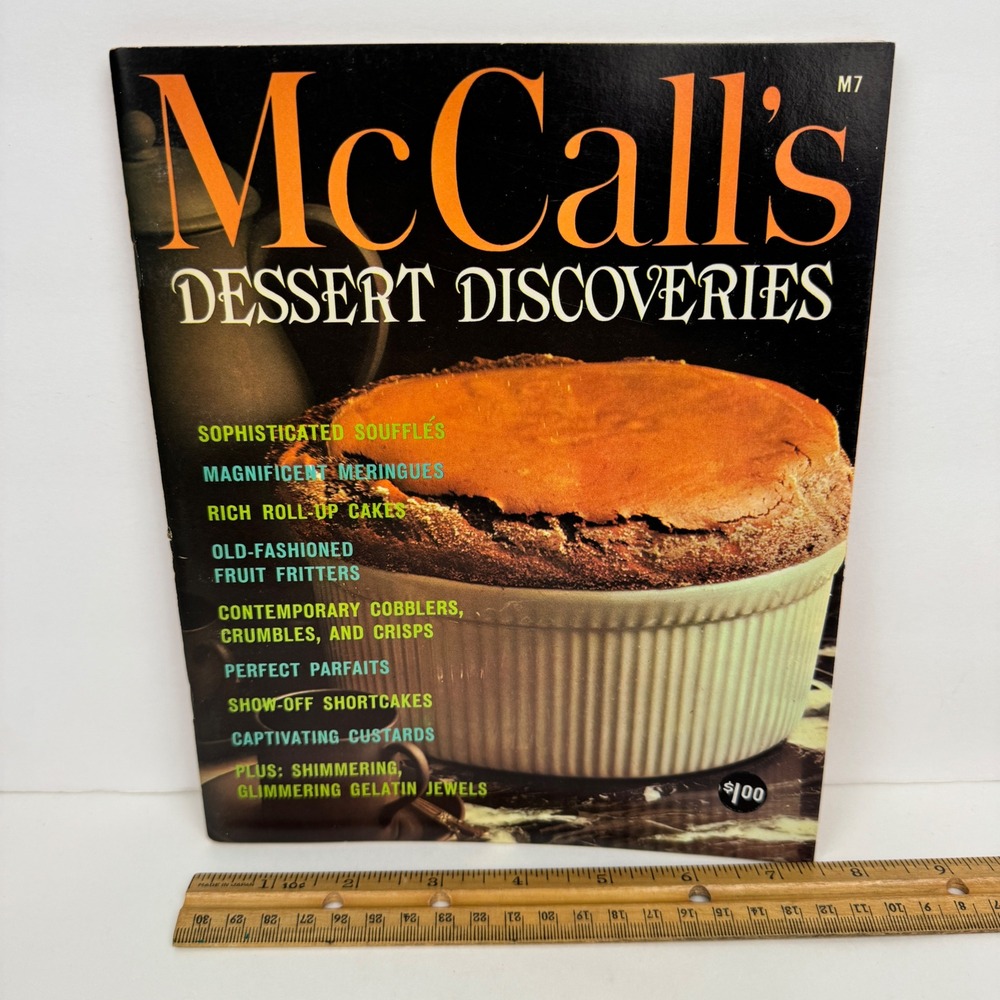 Vtg 60s McCalls Cookbook Collect Replacement Dessert Discoveries M7 Paperback